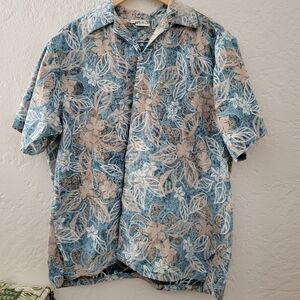 Go Barefoot Hawaiian Shirt Large